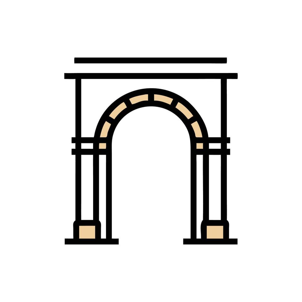 Stylish Archway Illustration vector