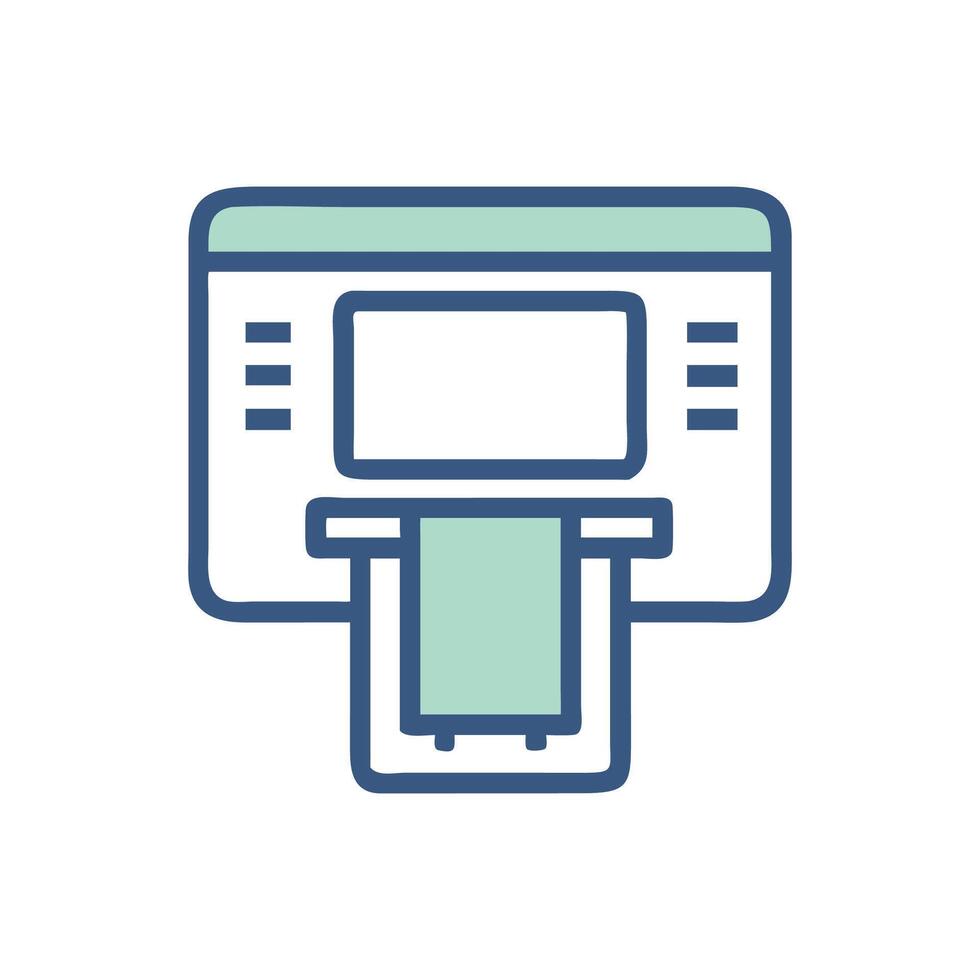 Creative ATM Design vector
