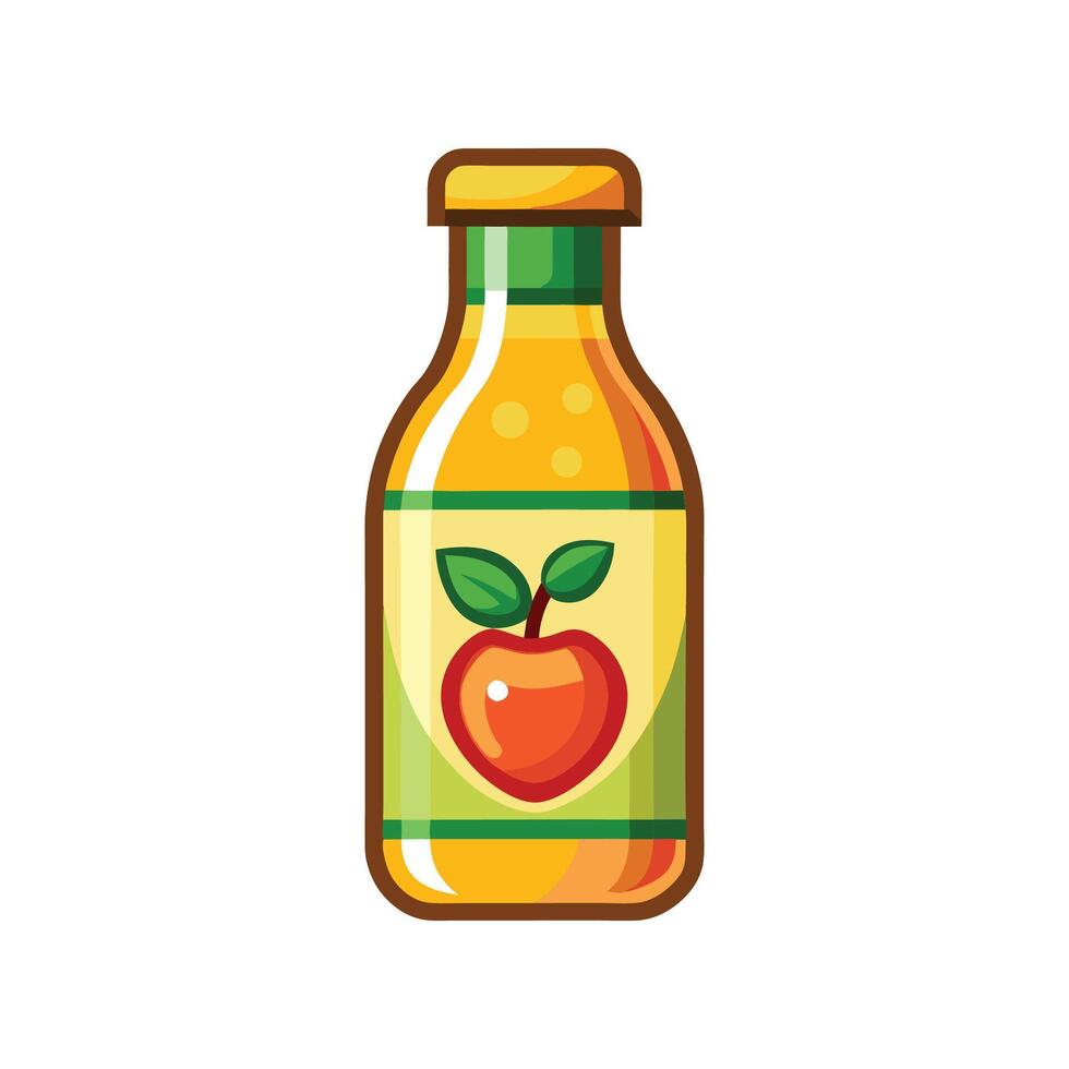 Nutritious Apple Juice vector
