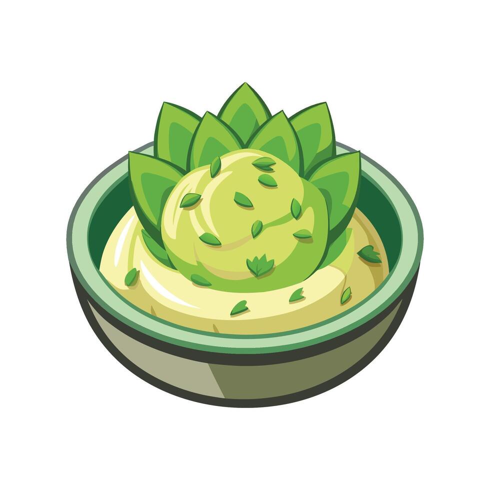 Unique Artichoke Mash Preparation vector