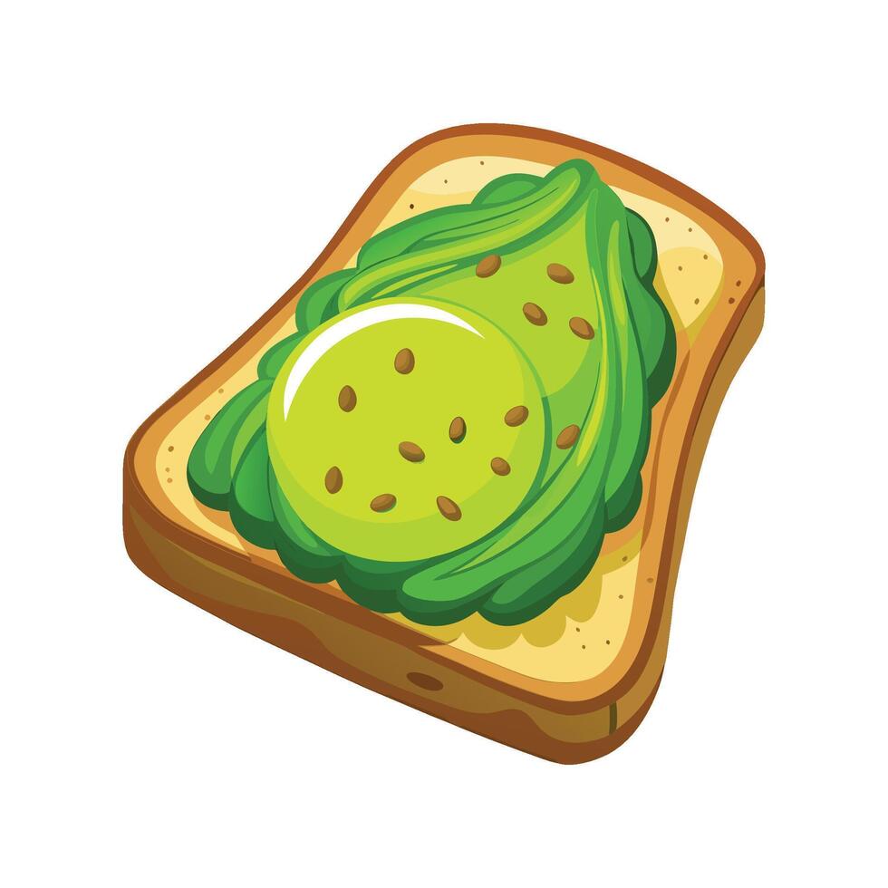 Gourmet Avocado Whole Wheat Mash vector