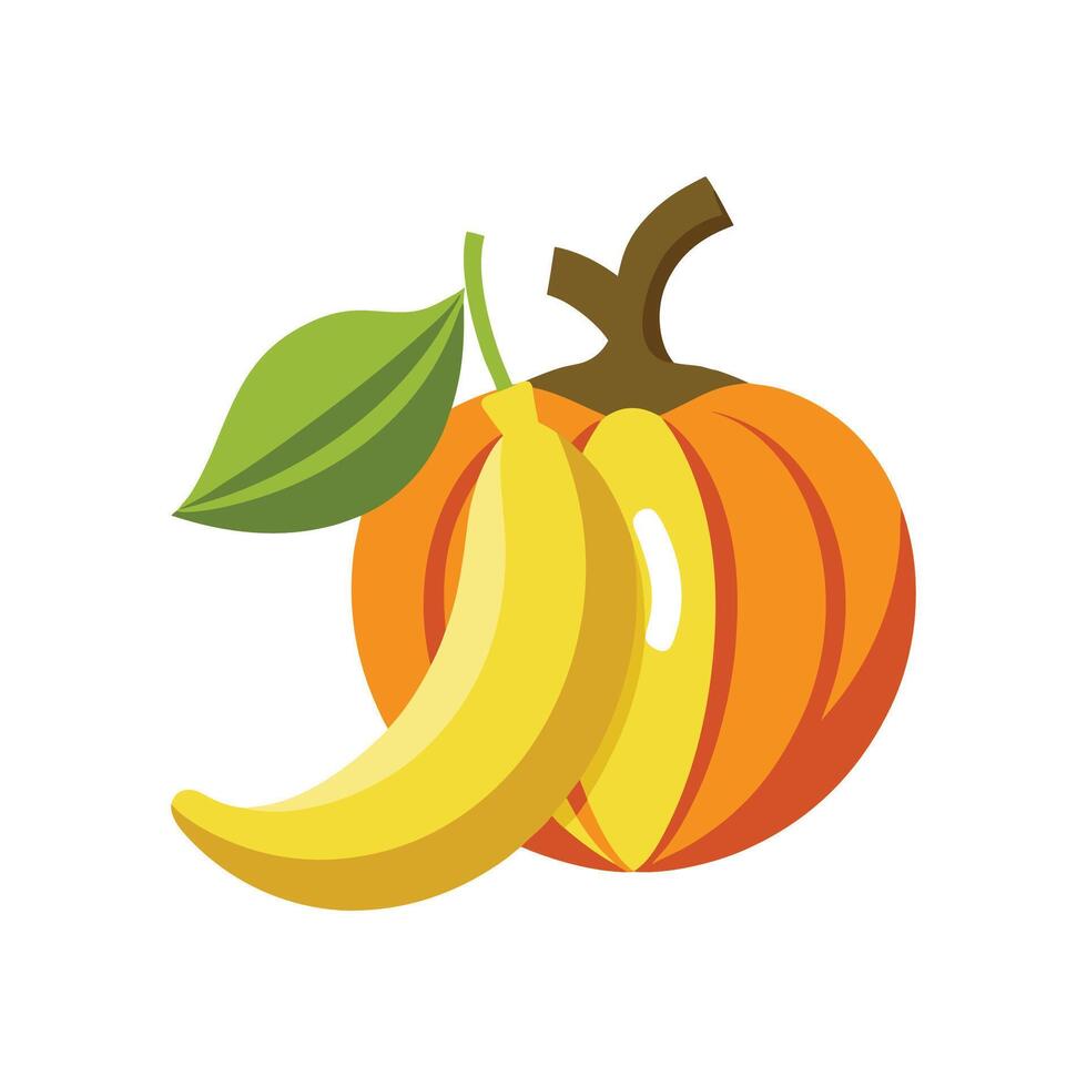 Pumpkin Banana Mash Delight vector