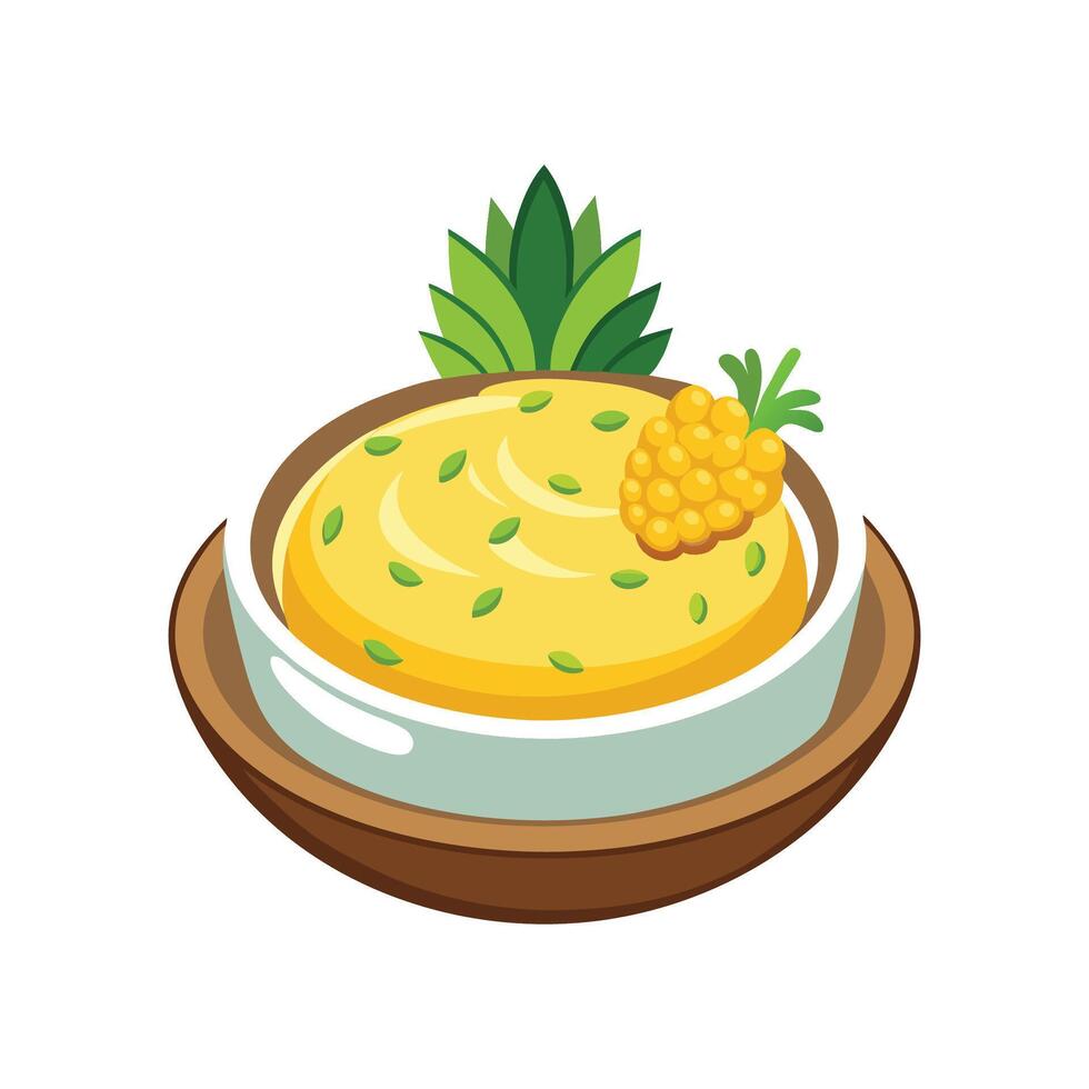 Pineapple Barley Mash Delight vector