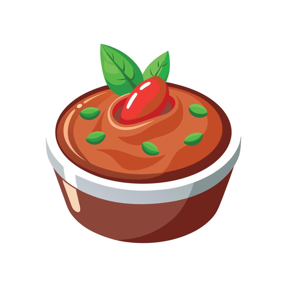 Gourmet Beef Puree Delight vector