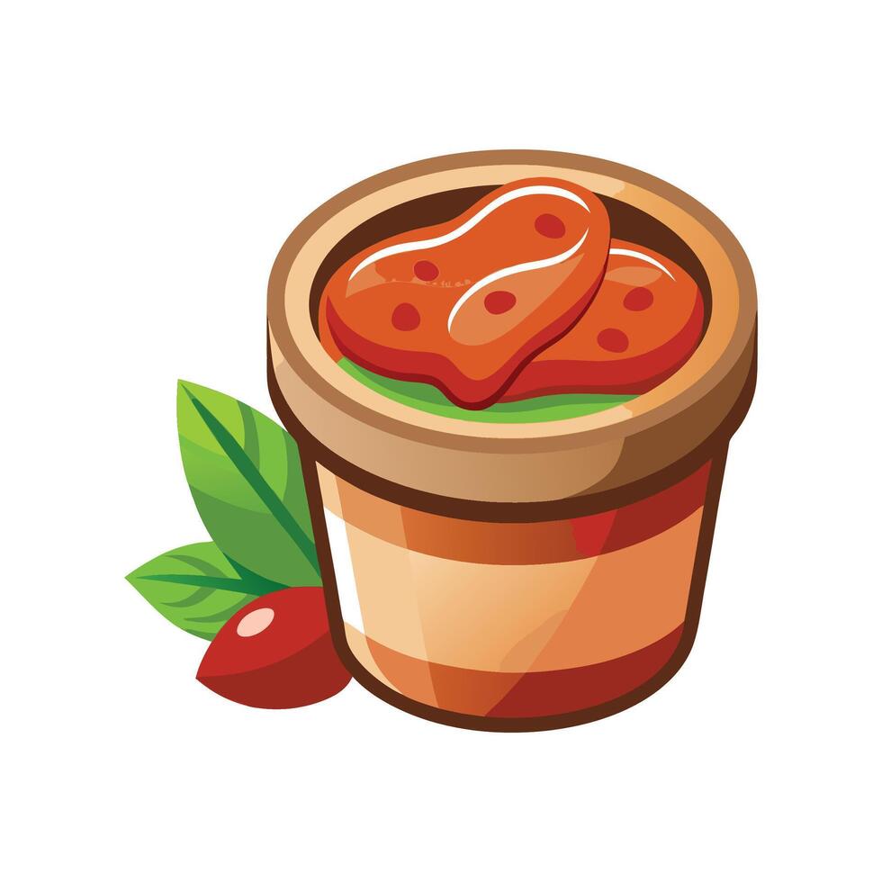 Delicious Beef Puree Dish vector