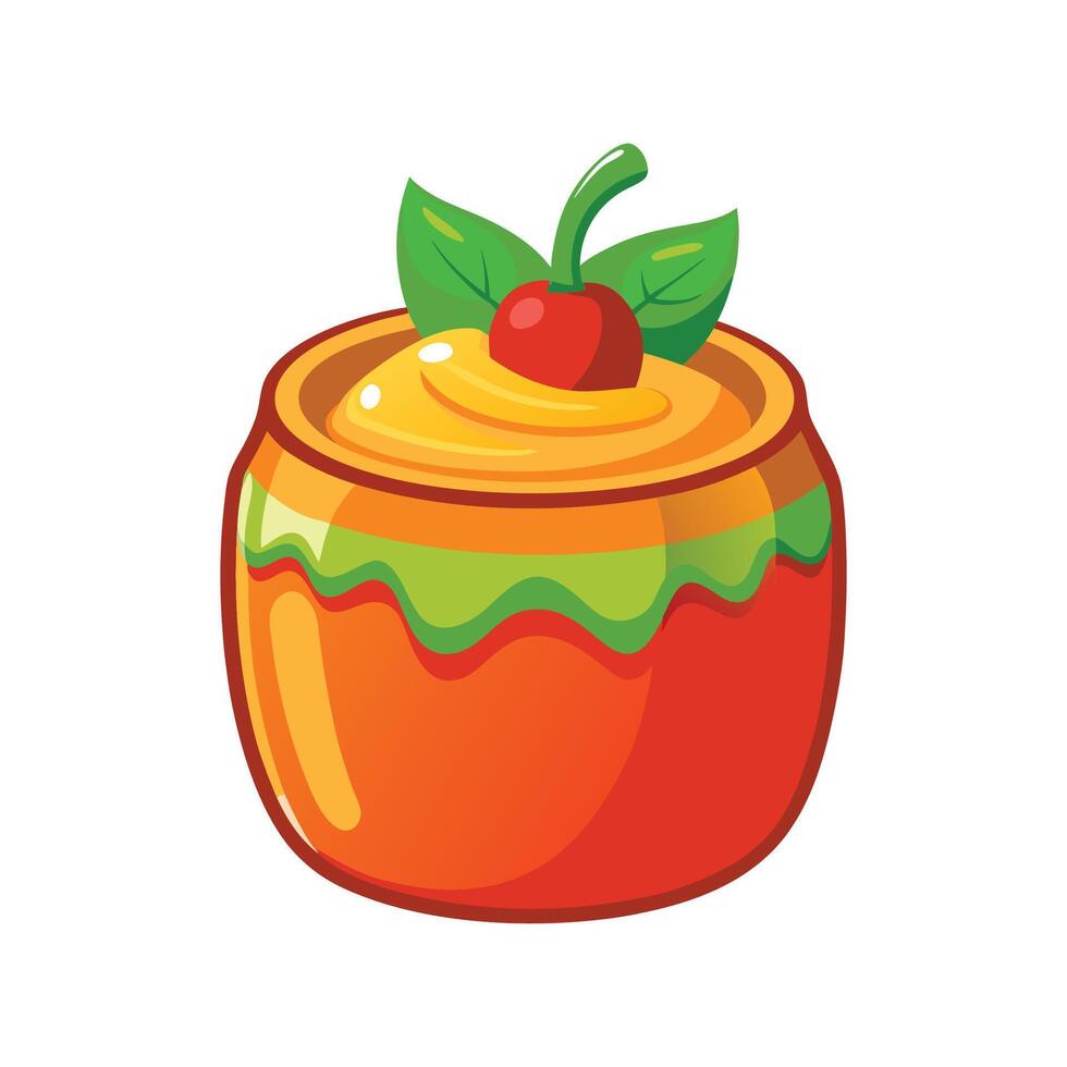 Gourmet Bell Pepper Puree vector