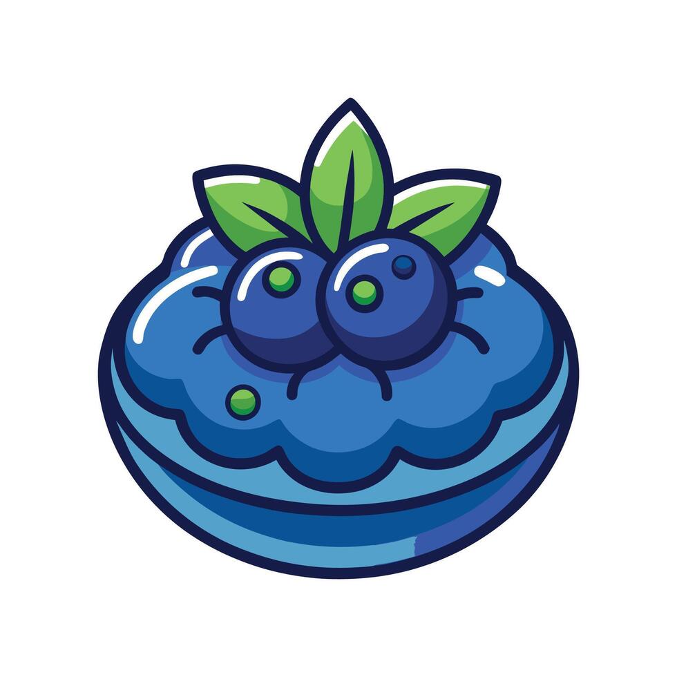 Bold Blueberry Mash Delight vector