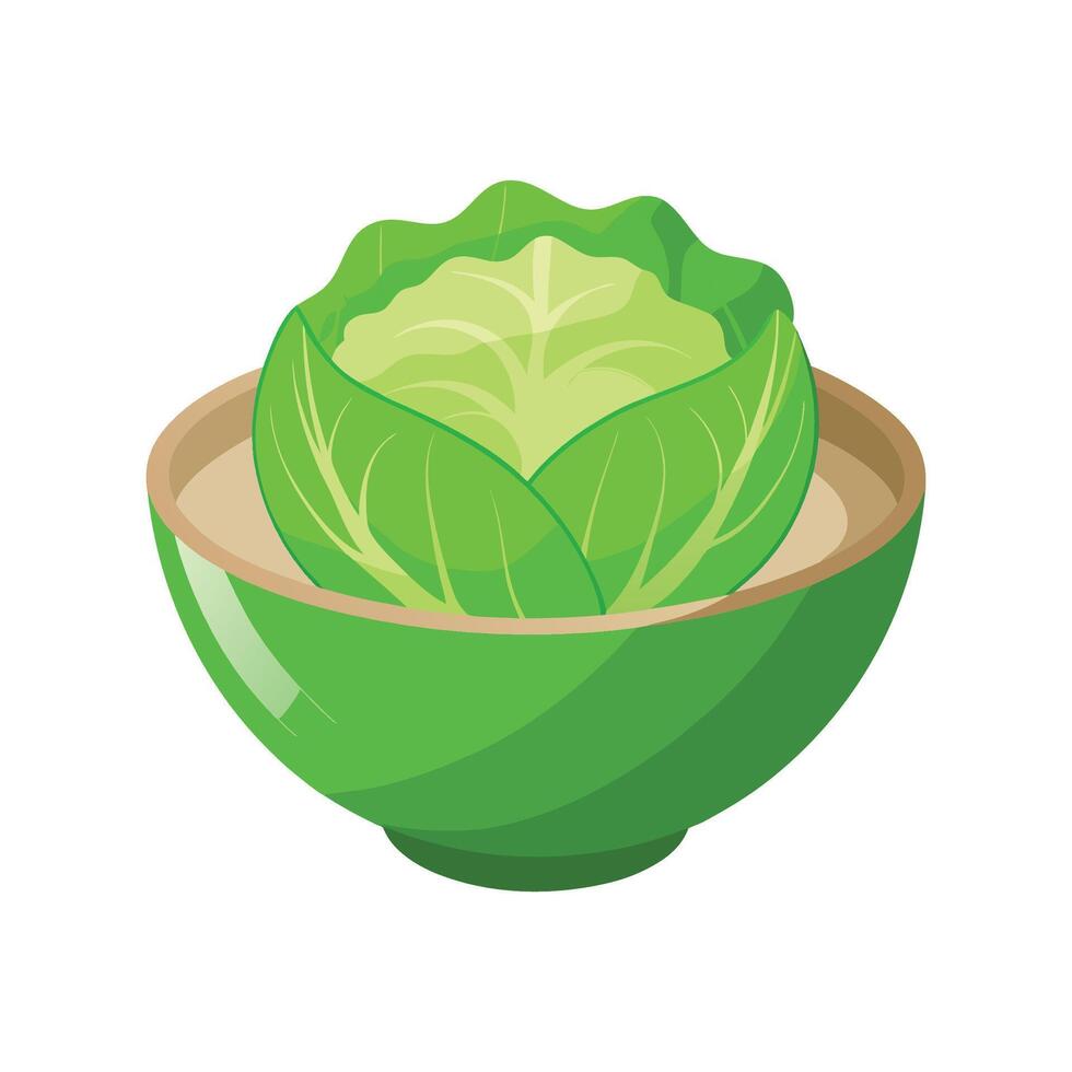 Savory Cabbage Puree Dish vector