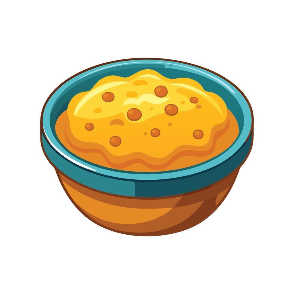 Delicious Cheddar Cheese Mash Recipe vector