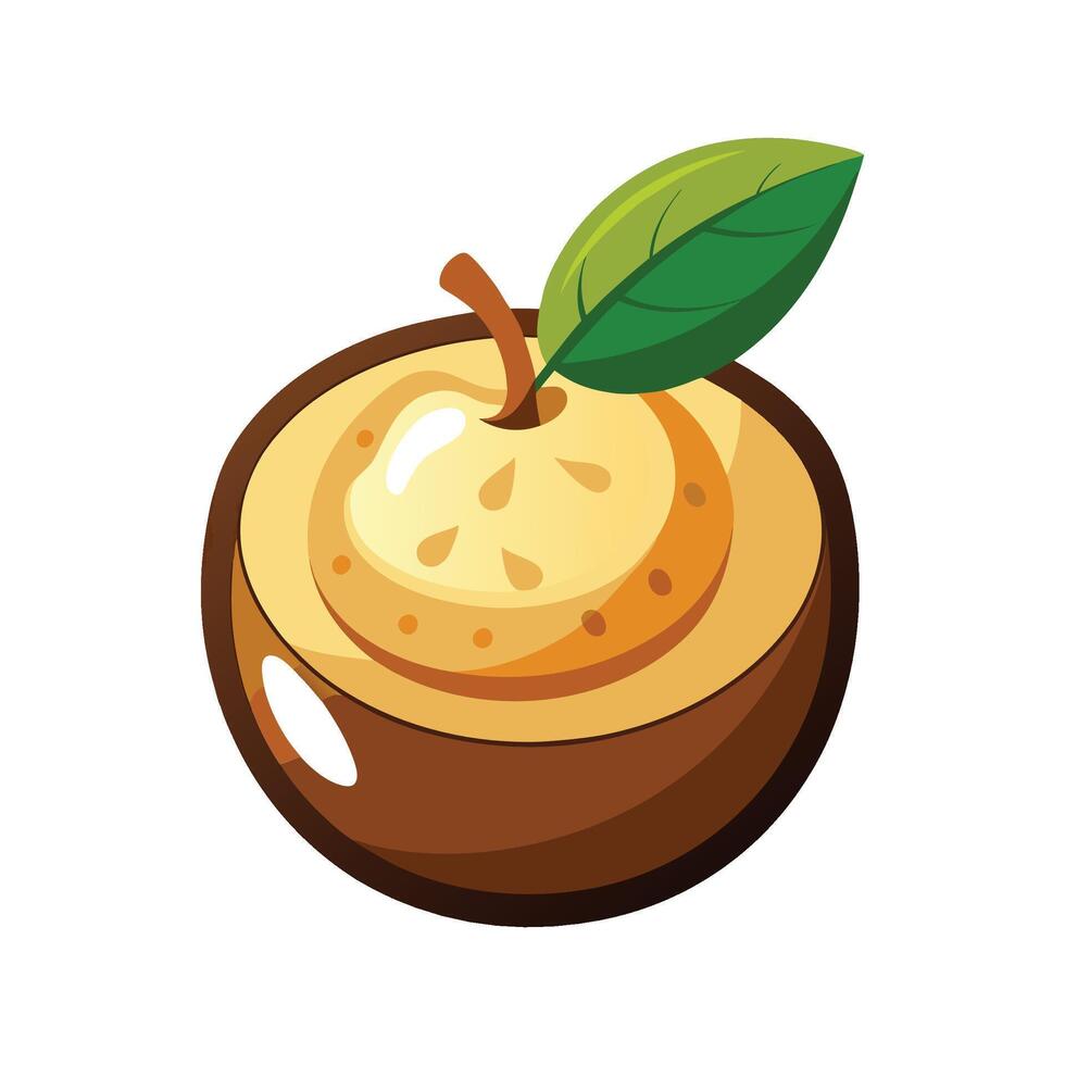 Savory Chikoo Sapodilla Mash vector