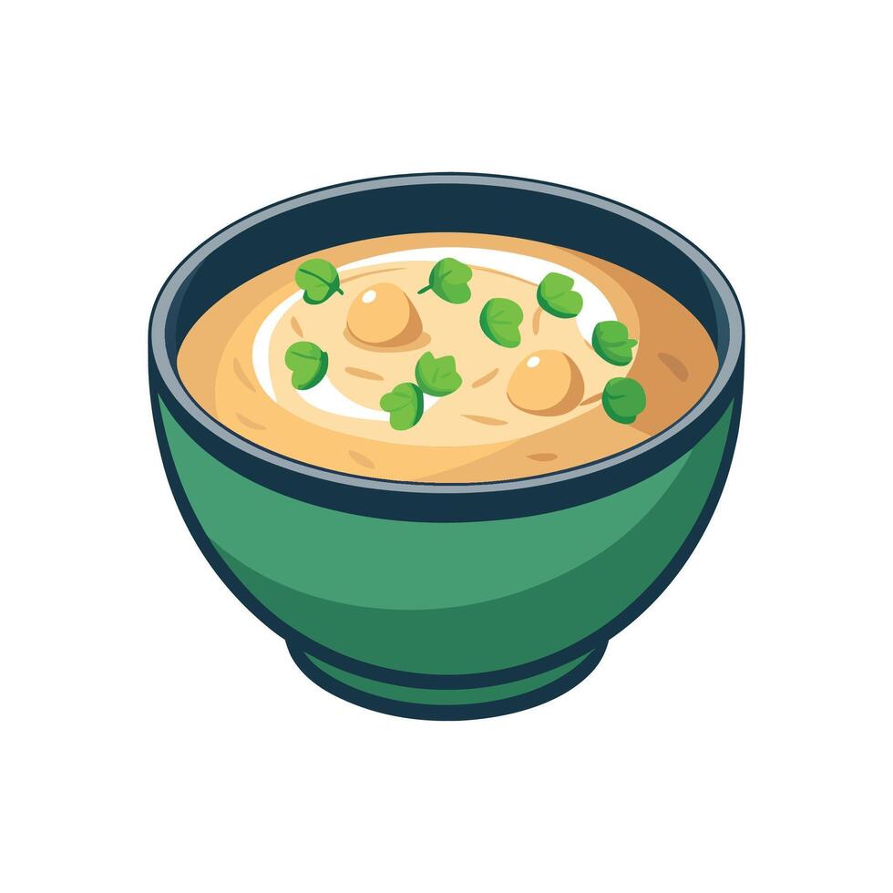 Savory Cod Puree Meal vector