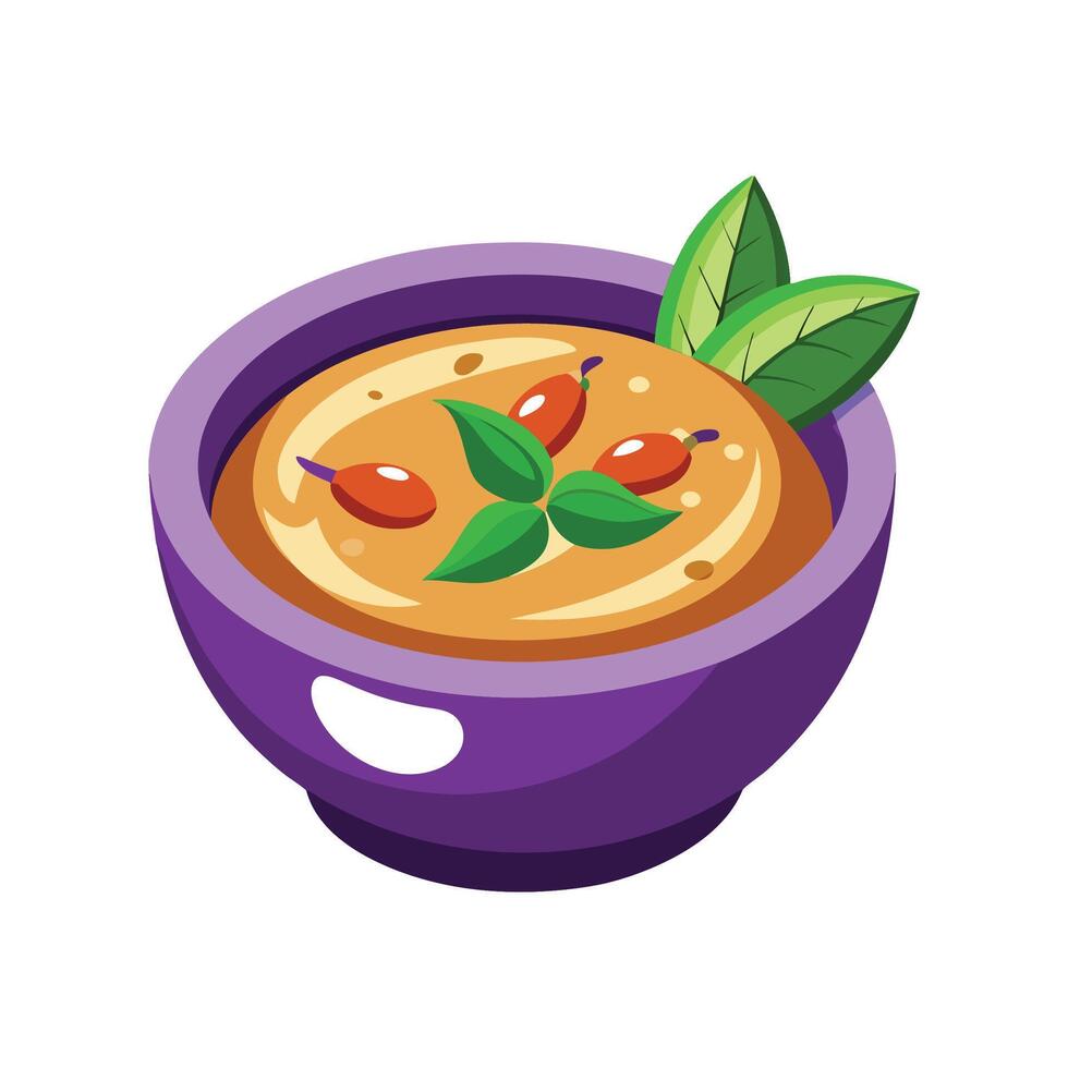 Delicious Eggplant Puree Recipe vector