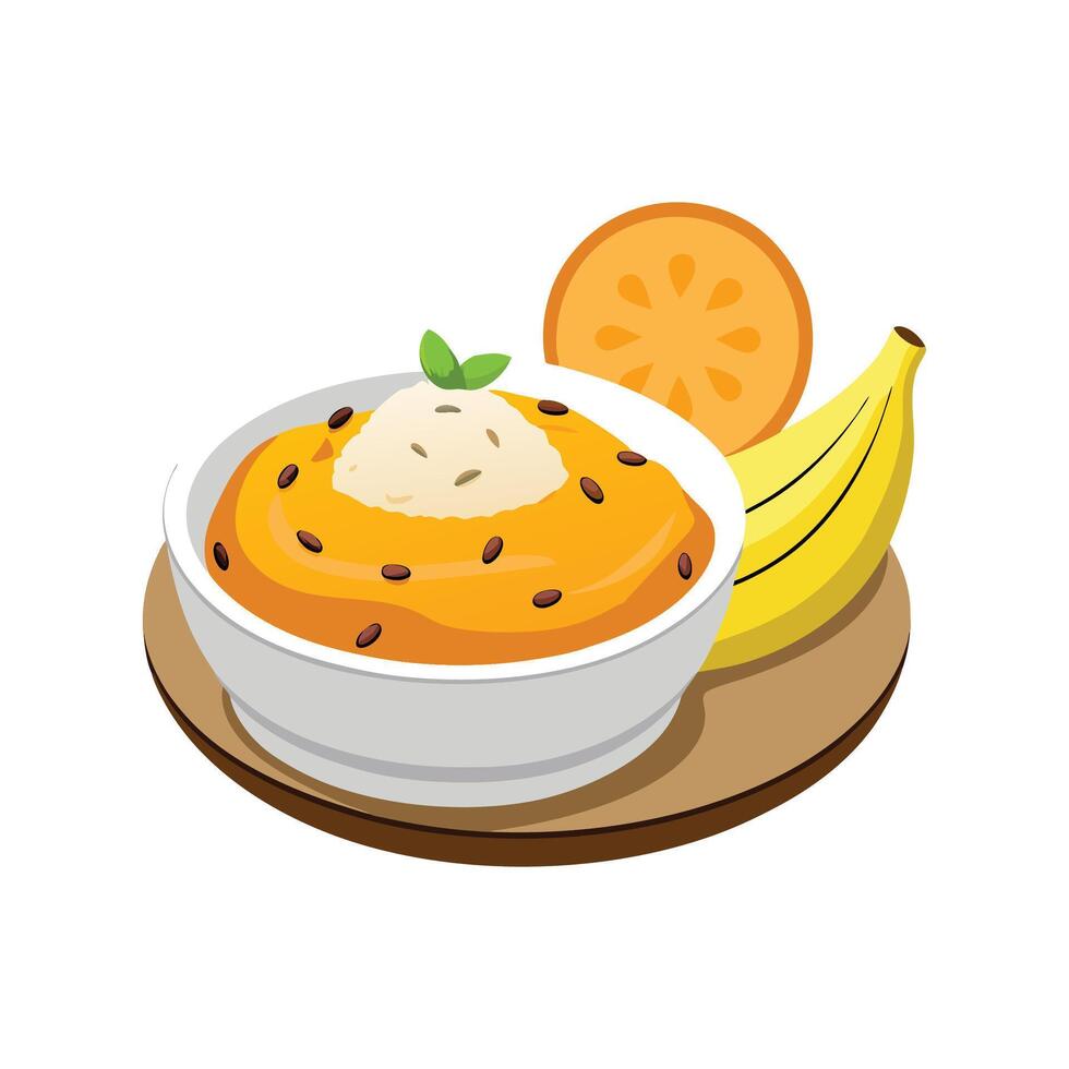 Delicious Ground Chicka Recipe vector