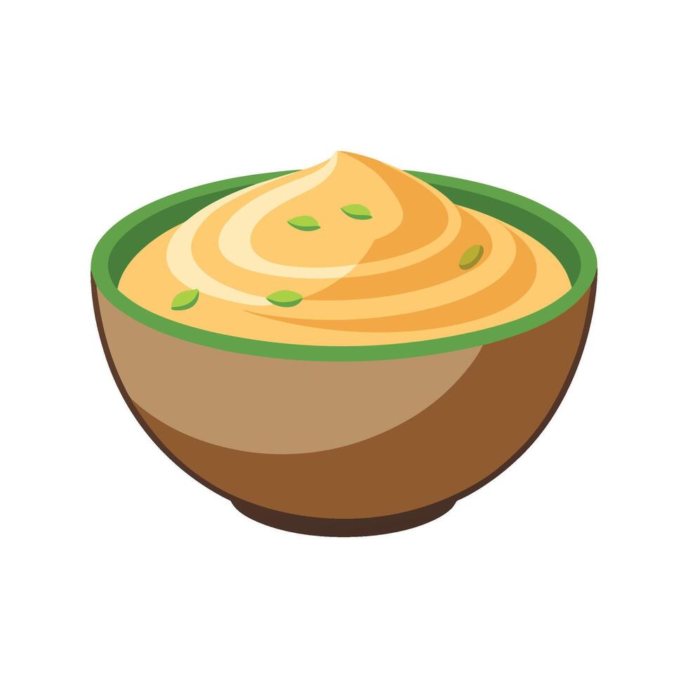 Delicious Kamut Puree Recipe vector