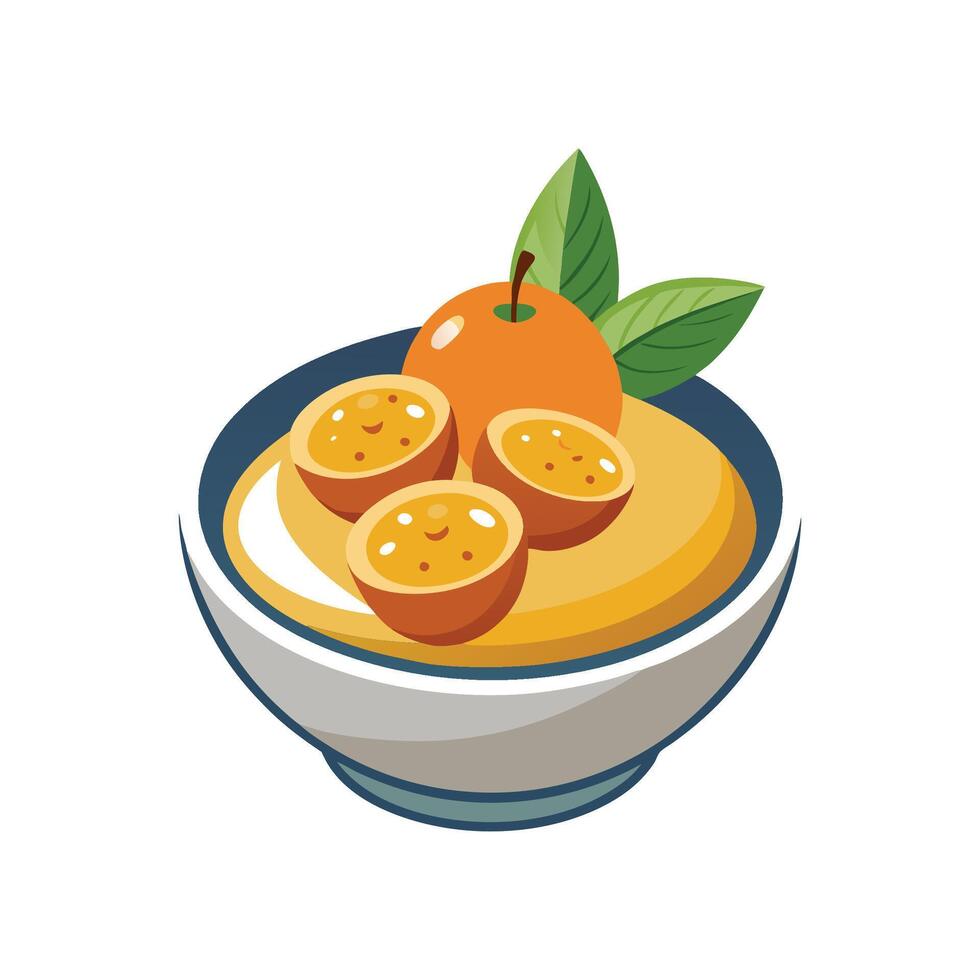 Hearty Loquat Puree for Simple Dishes vector