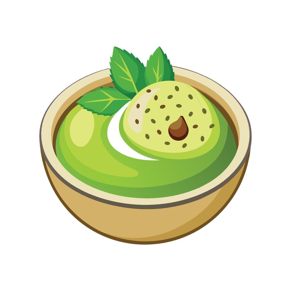 Savory Mashed Avocado Oatmeal for Flavorful Mornings vector