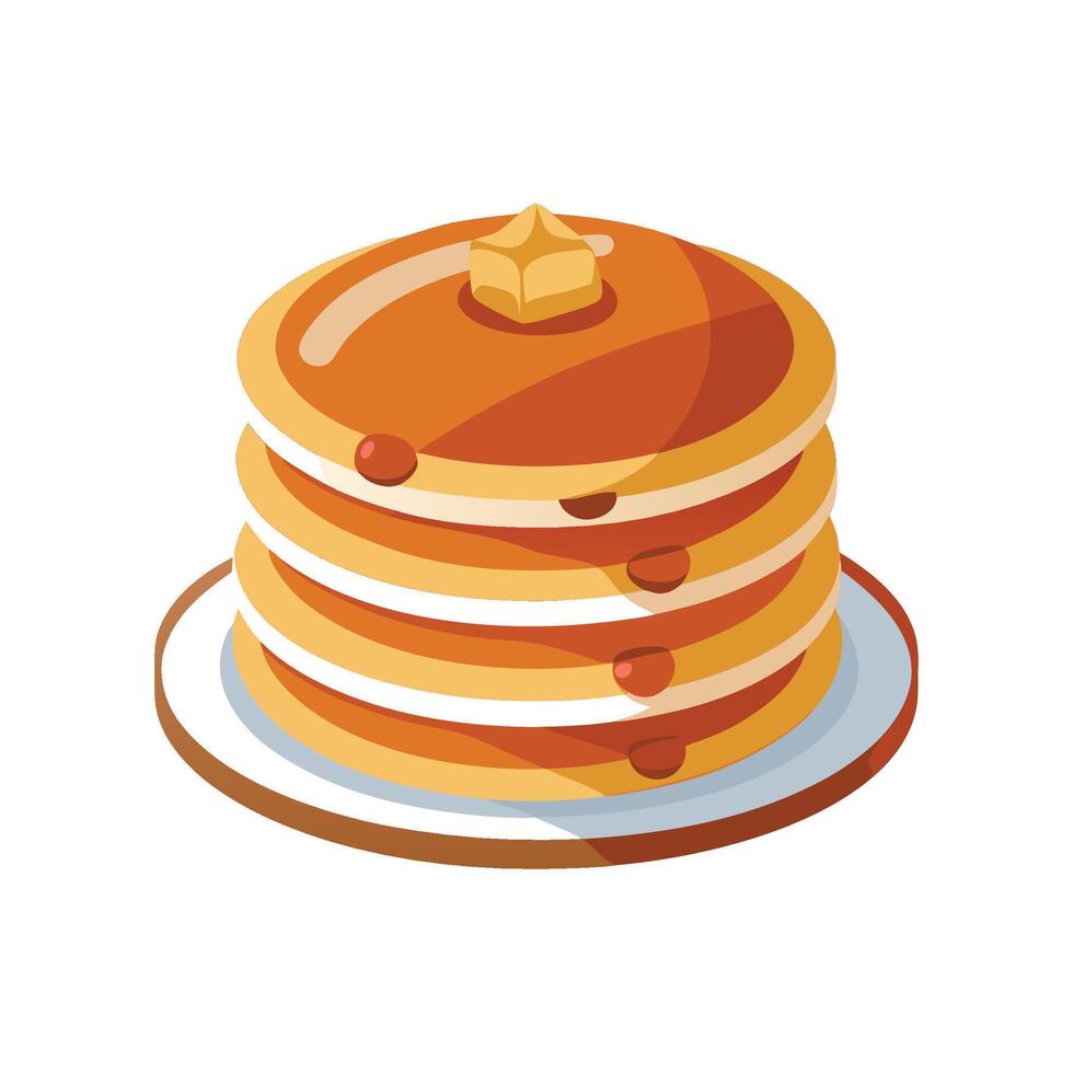 Nutritious Mini Whole Wheat Pancakes for Breakfast vector