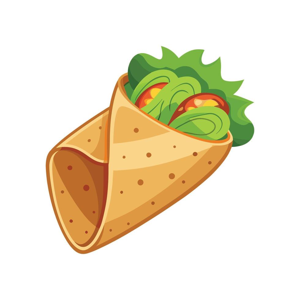 Creamy Mini Whole Wheat Soft Tortilla Wraps vector