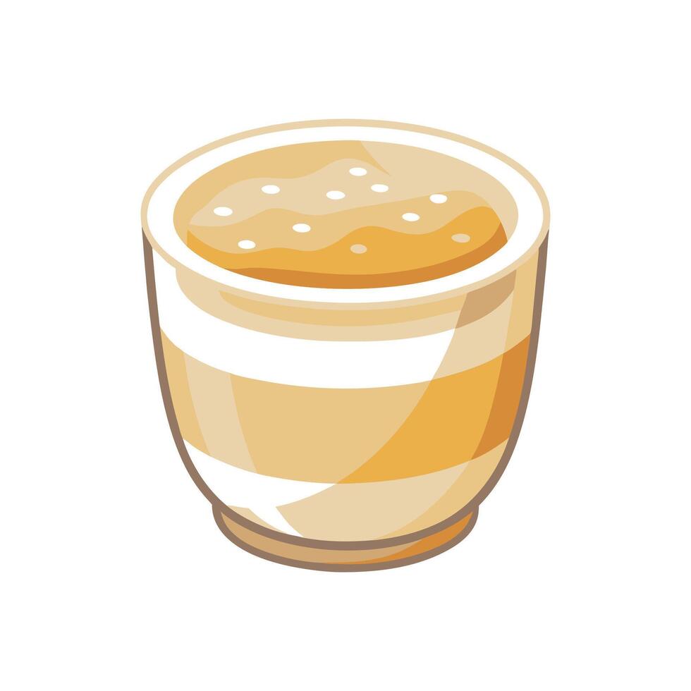 Nutritious Oat Milk Pudding for Healthy Eating vector