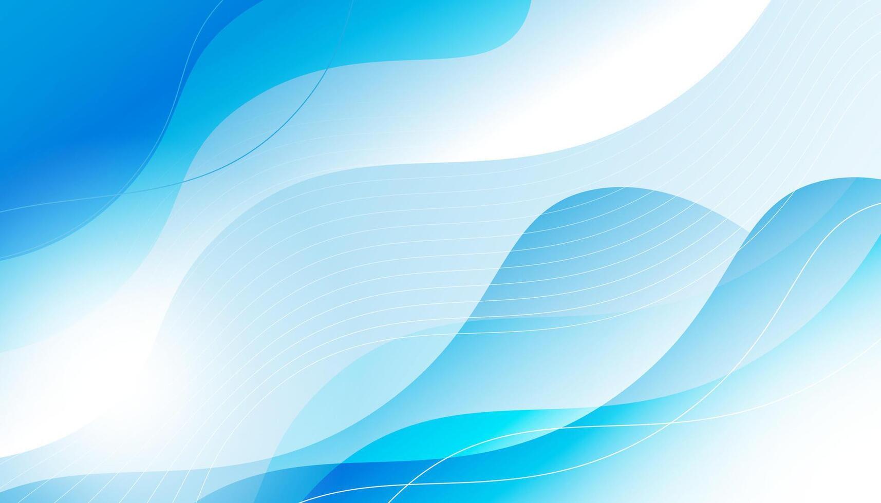 Abstract blue background with lines and waves. illustration for your design. vector