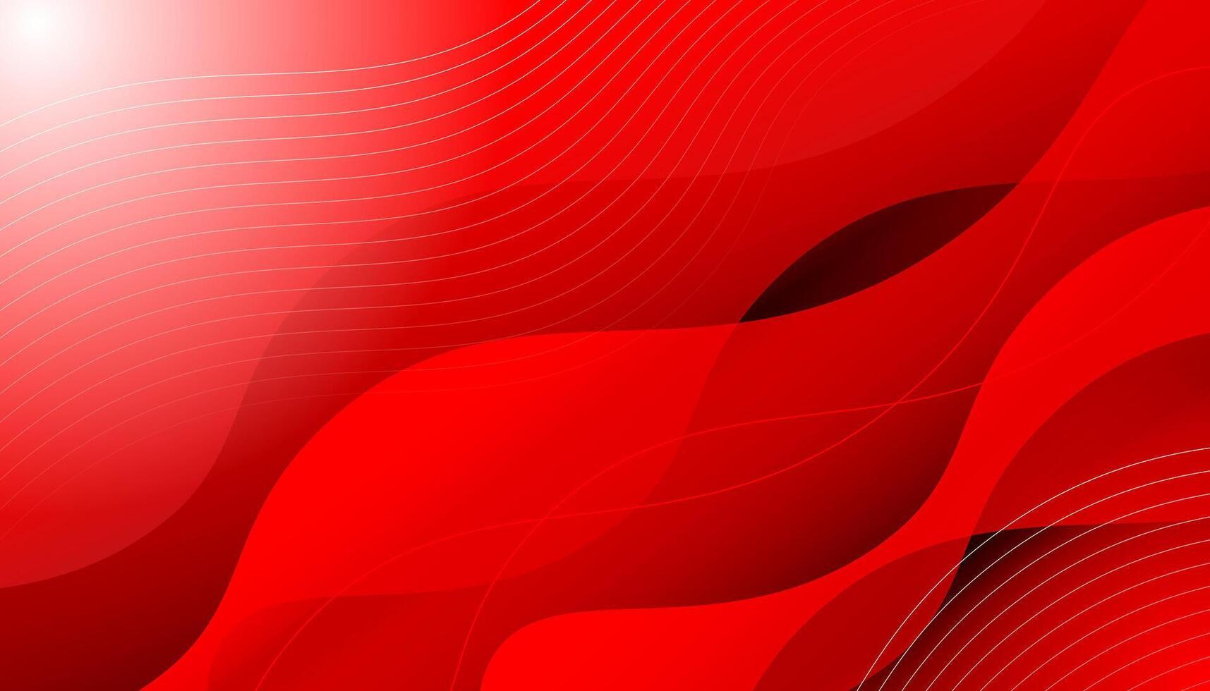 Abstract Red Wave Background Design with geometric shapes. Can be used for wallpaper, pattern fills, web page background,surface textures. vector