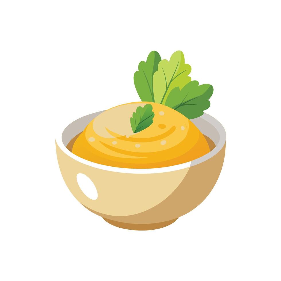 Creamy Rutabaga Puree for Side Dishes vector