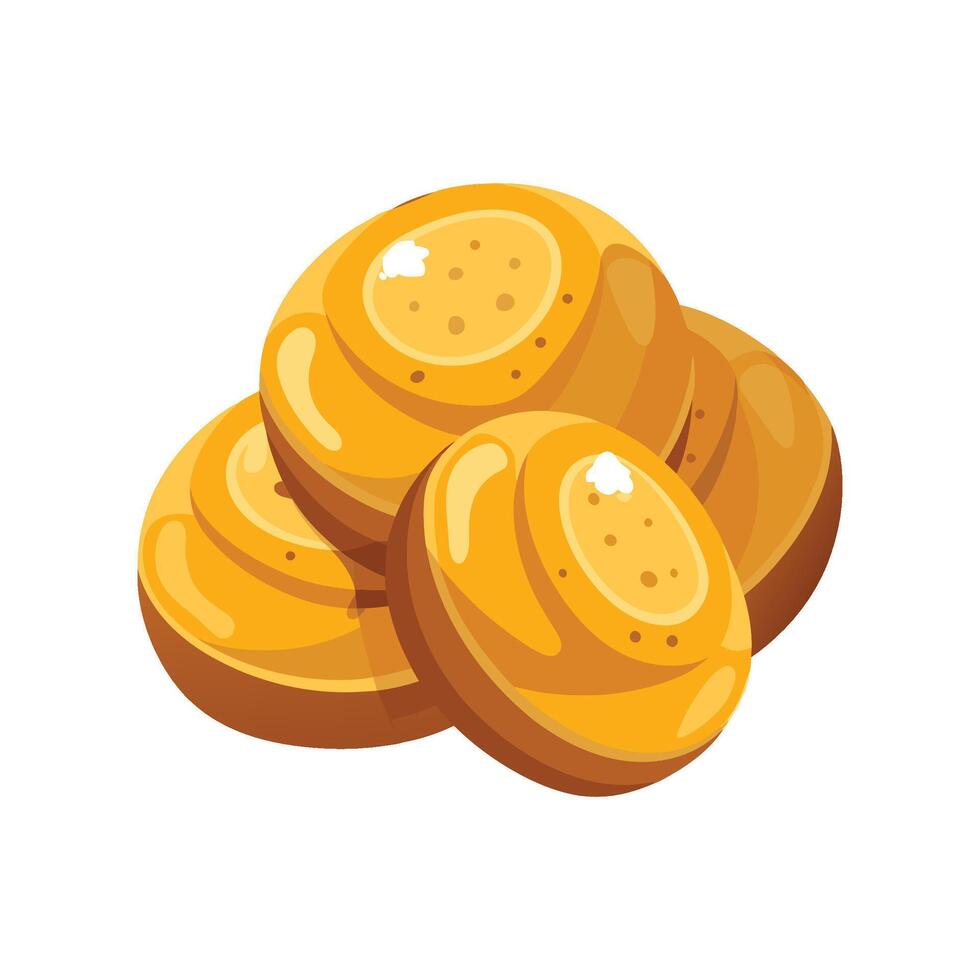 Savory Soft Baked Banana Bites Recipe vector