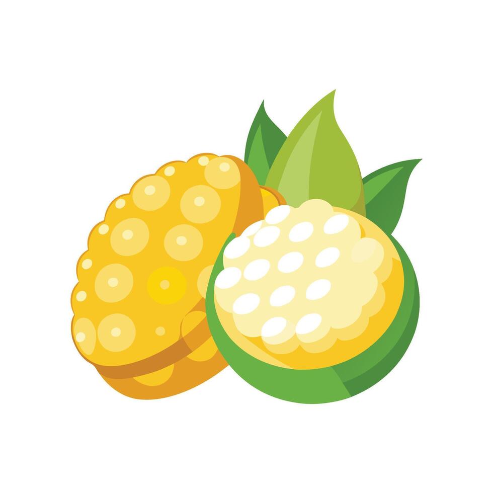 Savory Sweet Corn Rice Cakes for Healthy Eating vector