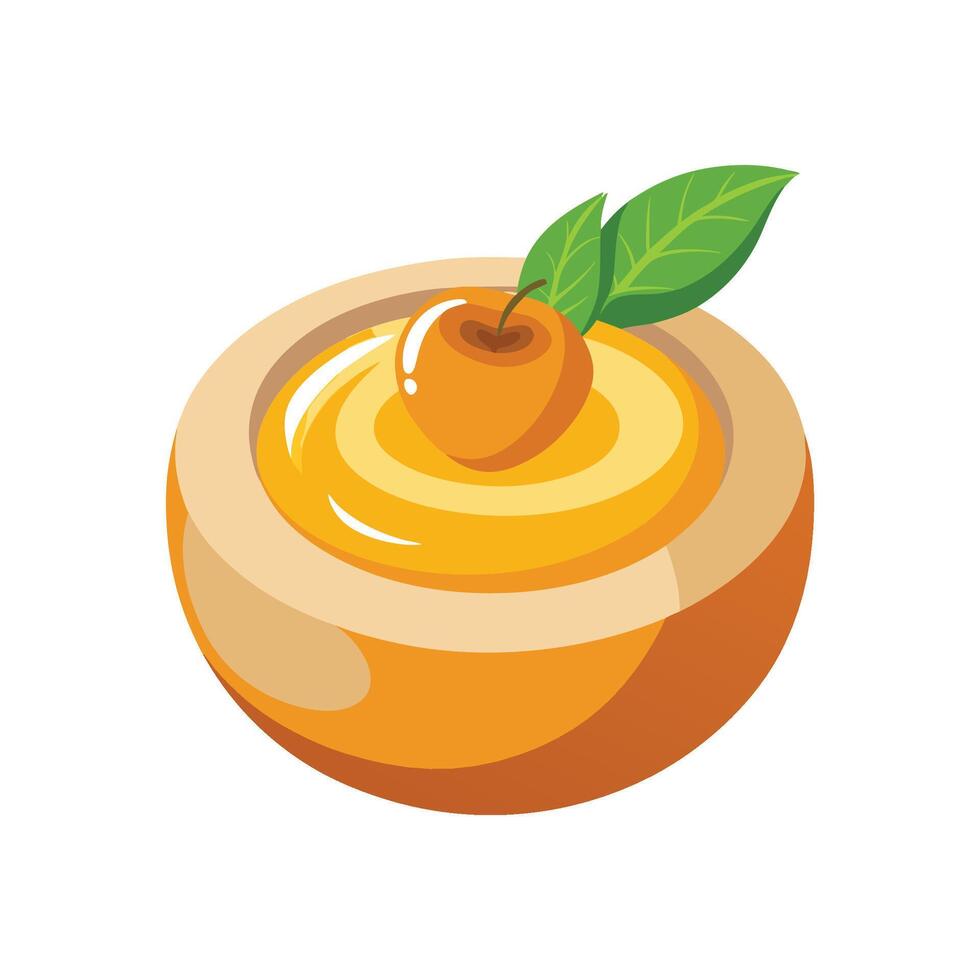 Delicious Steamed Apricot Puree Recipe vector