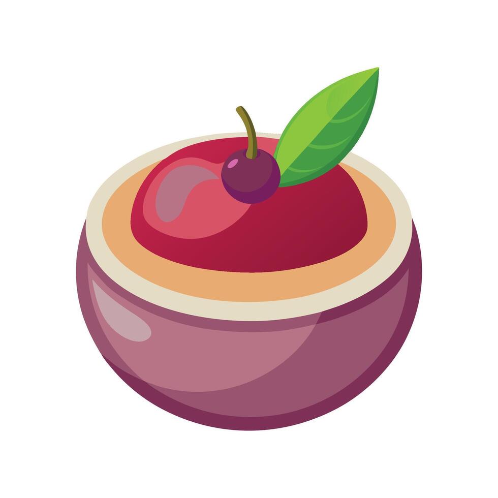 Delicious Steamed Plum Puree Recipe vector