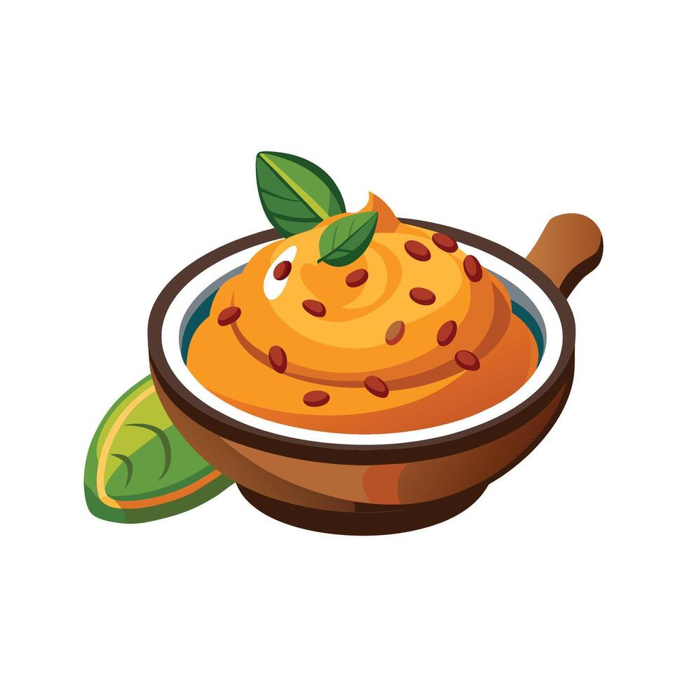 Delicious Sweet Potato Cinnamon Mash Recipe vector
