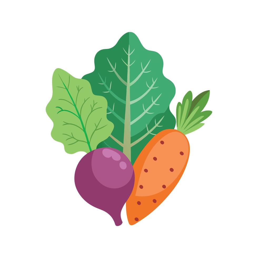 Nutritious Sweet Potato Kale Blend for Meals vector