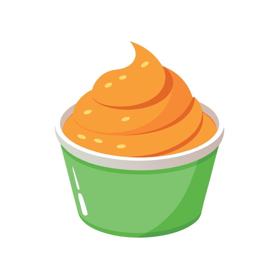 Nutritious Sweet Potato Yogurt Blend Recipe vector