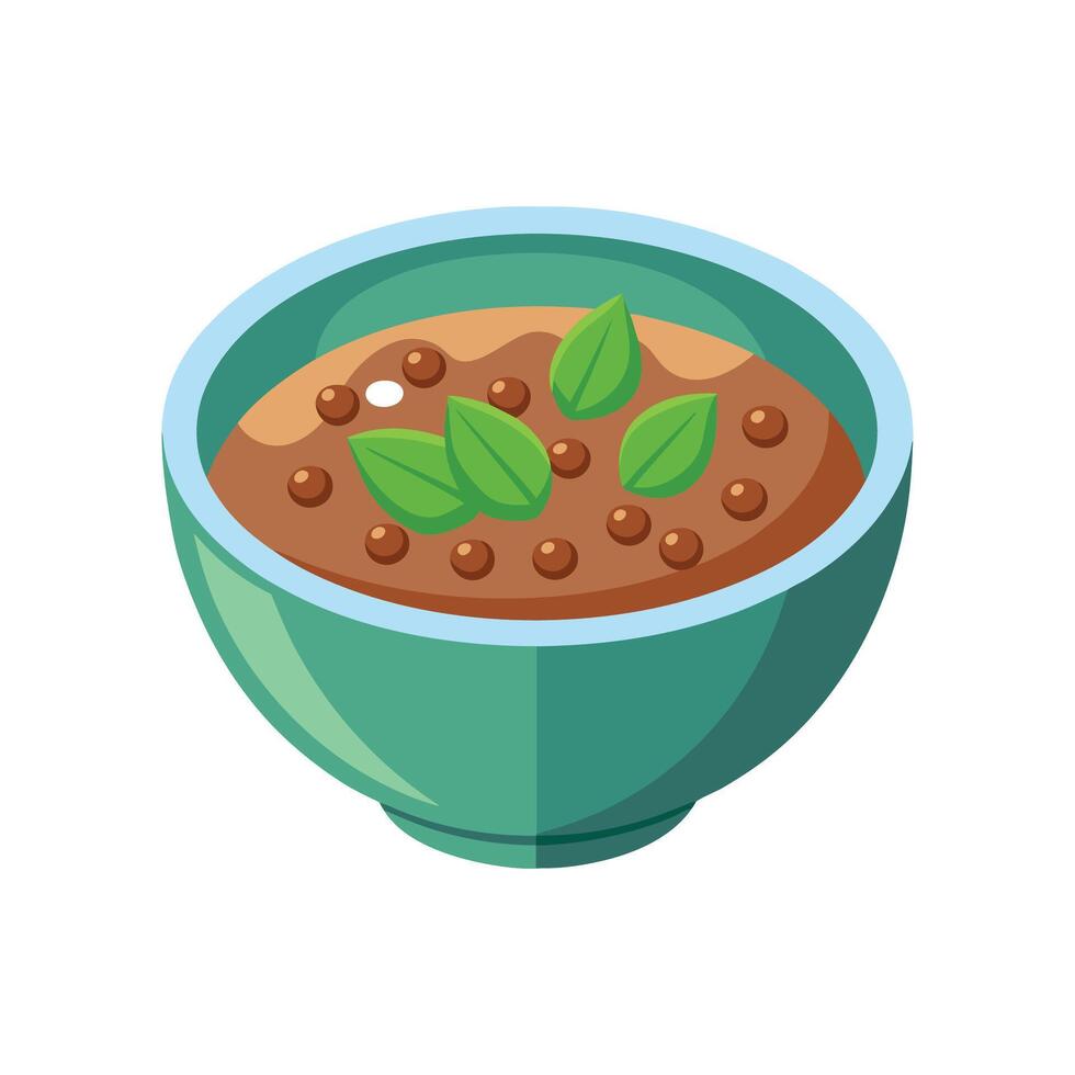 Delicious Teff Porridge Recipe vector