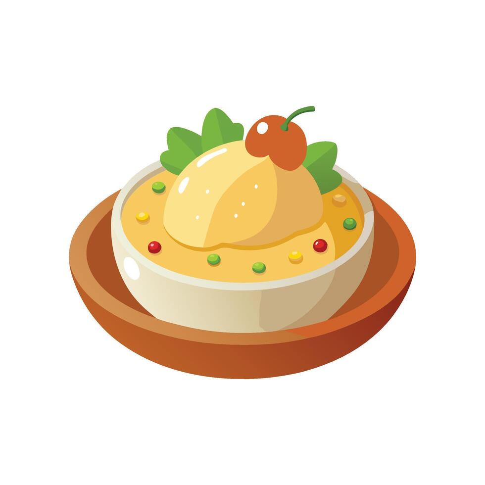 Tasty Turkey Mash for Snacks vector