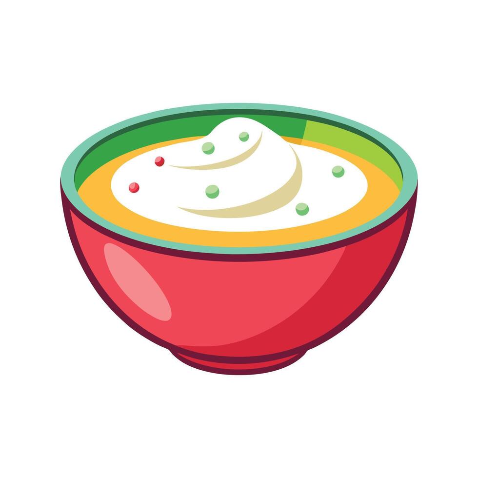 Delicious Yogurt for Healthy Eating vector