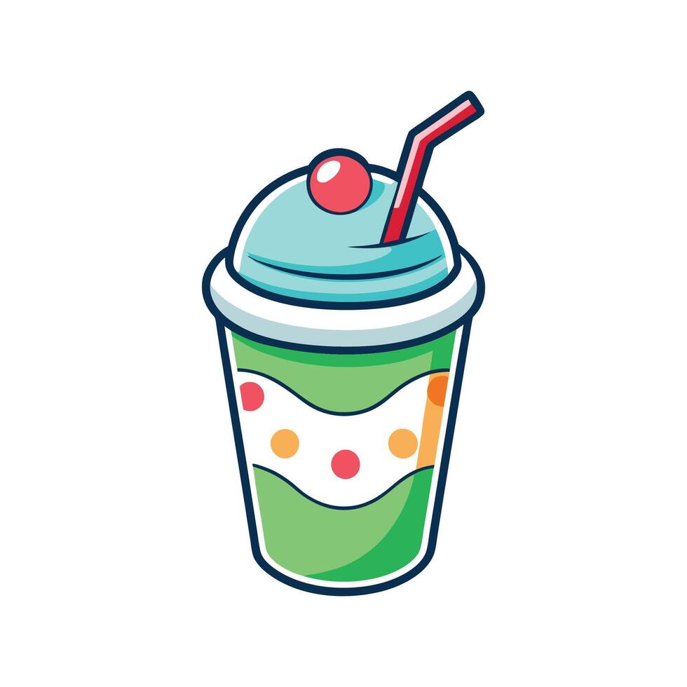 Savory Yogurt Drink for Refreshment vector