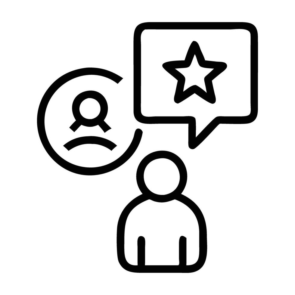 Personalized influencer outreach icon with message and social media today vector