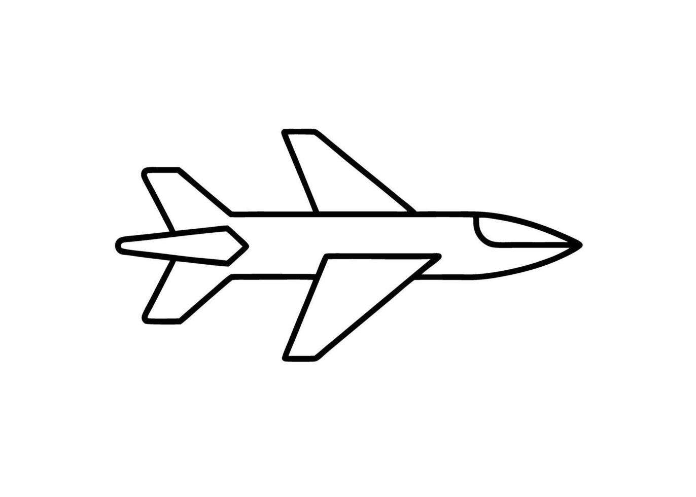Clean abstract airplane render showcasing modern artistic flight design today vector
