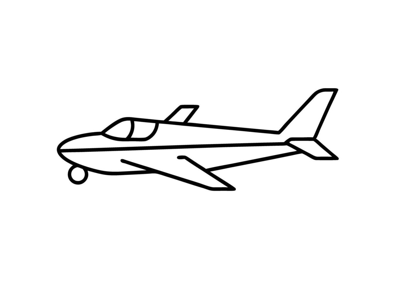 Contemporary minimalist drawing of small concept line art white background vector