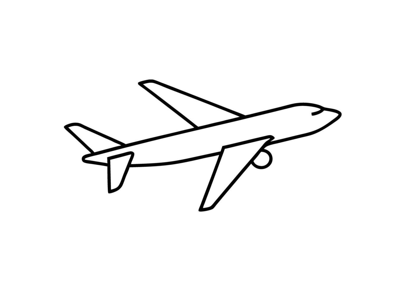 Modern minimalist sketch of a single commercial design for buyers vector