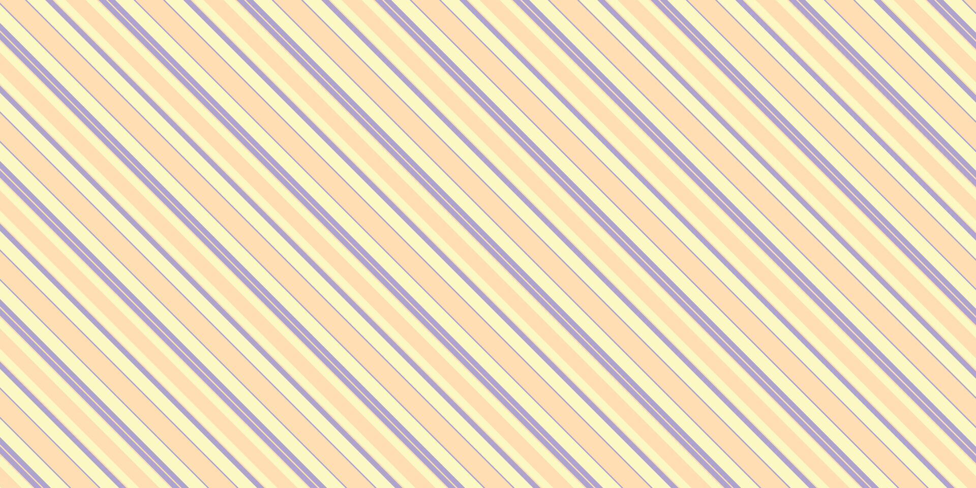 Modern Diagonal Stripes in Muted Light Peach tones Background vector