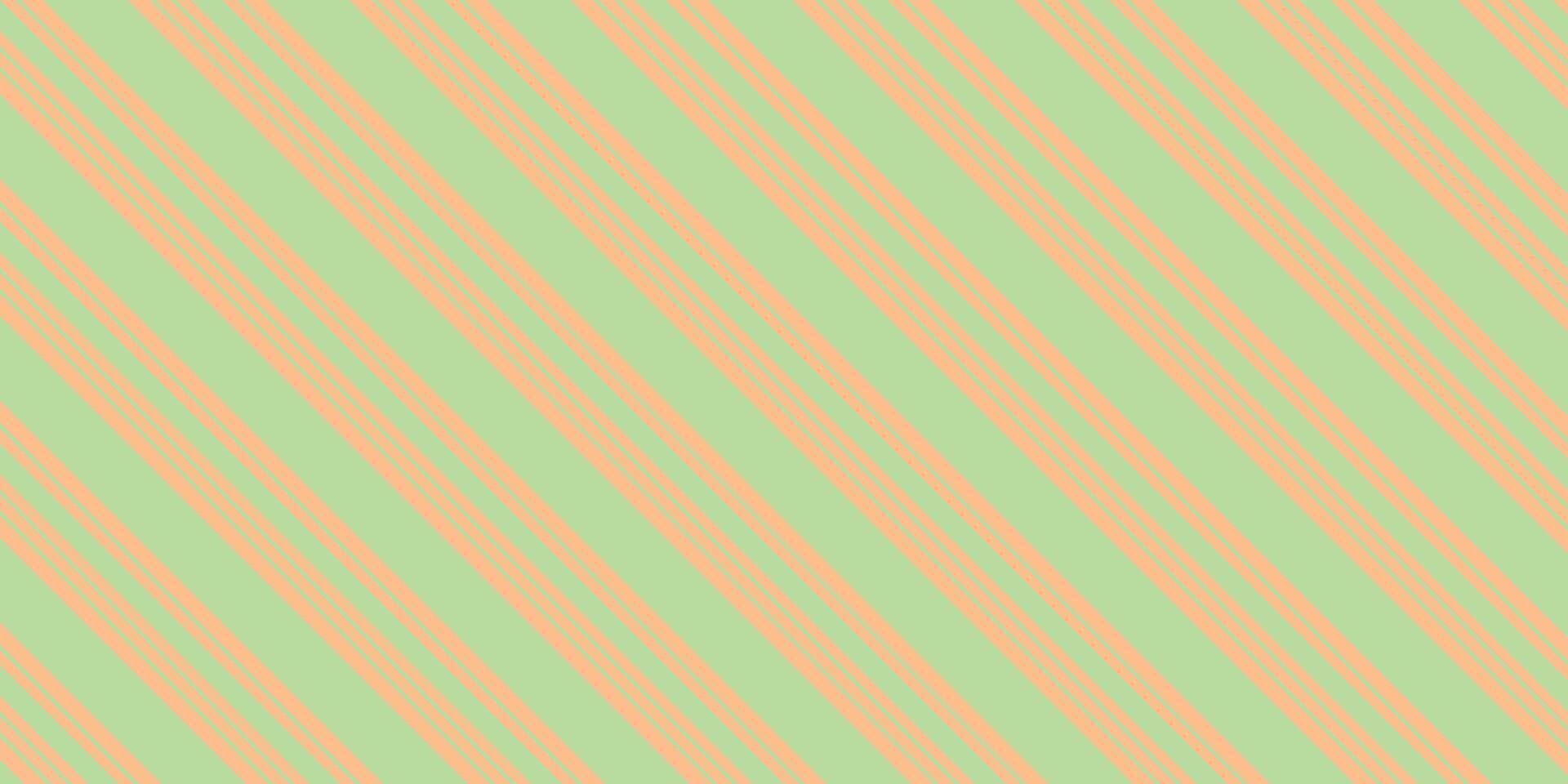 Metallic Light Grey Green Diagonal Stripes with Soft Peach accents Background vector