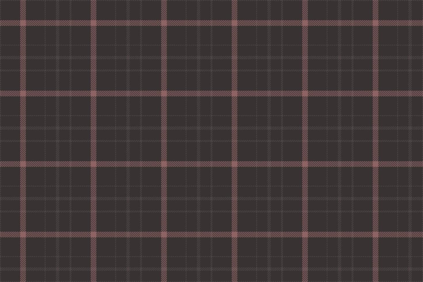 Modern Vivid Dark Grey Seamless Tartan Background vector
