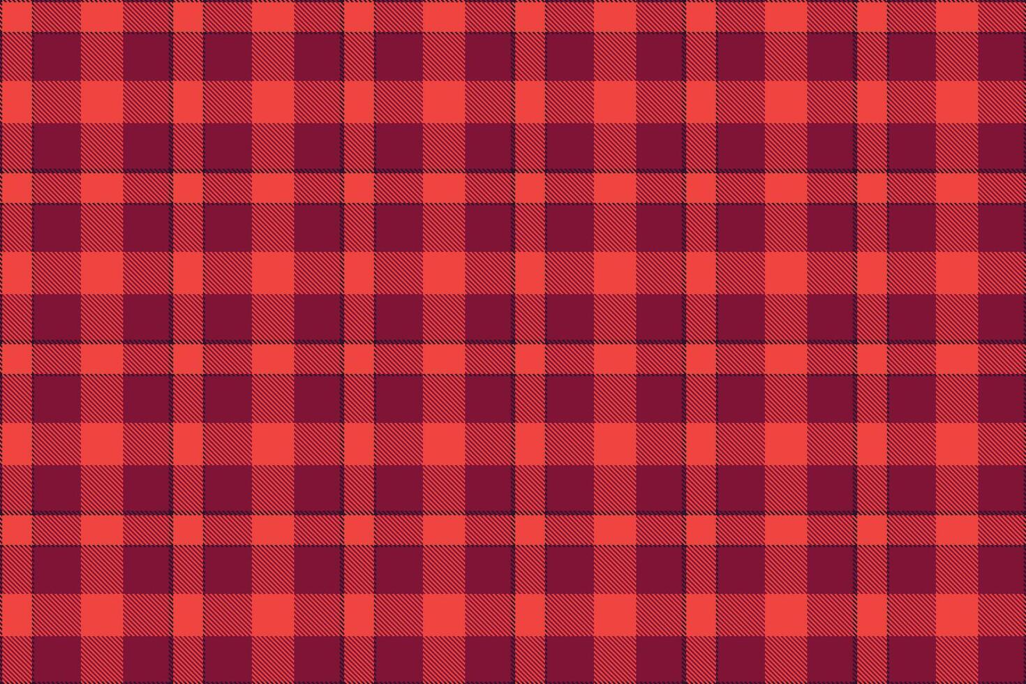 Iridescent Eggplant and Neon Light Red Seamless Tartan Background vector