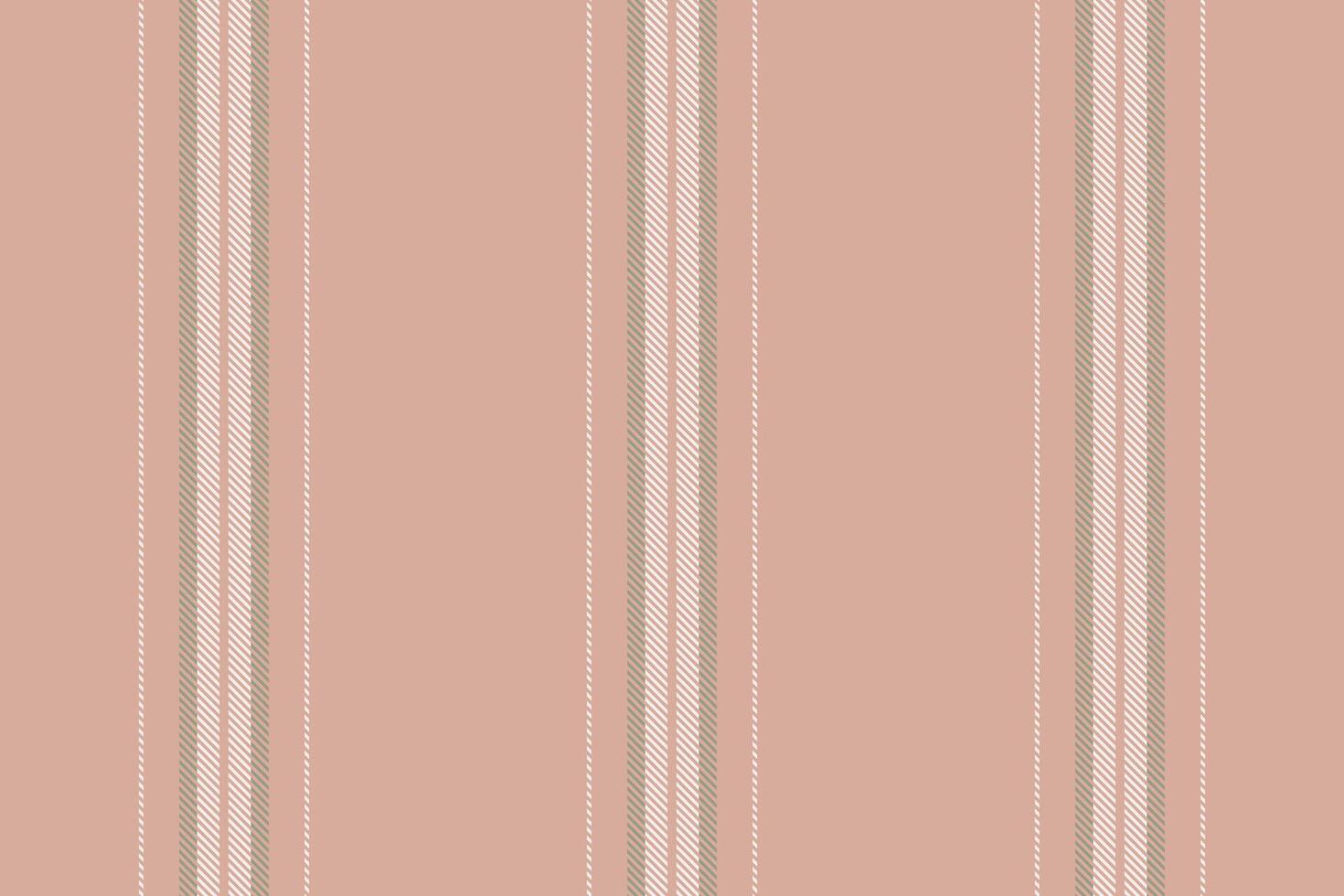 Elegant blush pink and beige vertical stripes pattern. Perfect for textile design, wallpaper, website backgrounds, or fashion projects. Subtle texture adds visual interest. vector