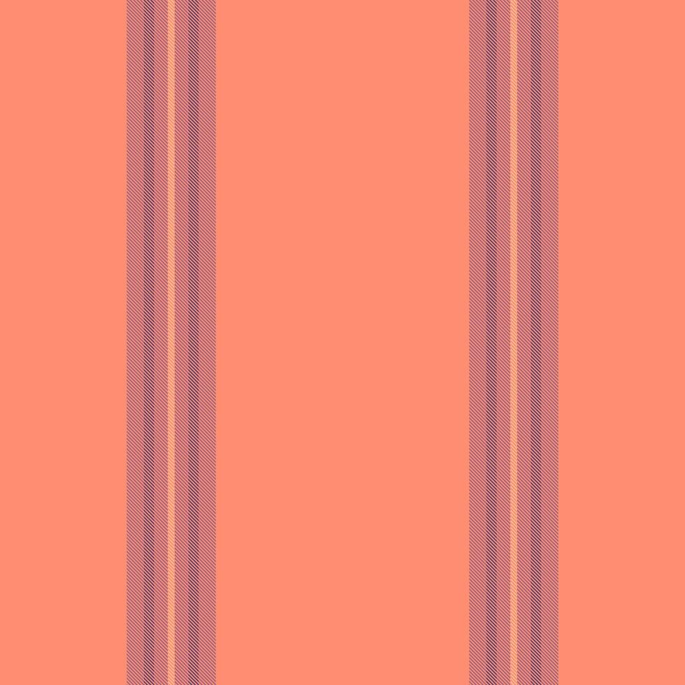 Elegant coral background with subtle vertical stripes in muted rose and beige tones. Perfect for minimalist designs, branding, website headers, or textile patterns. vector
