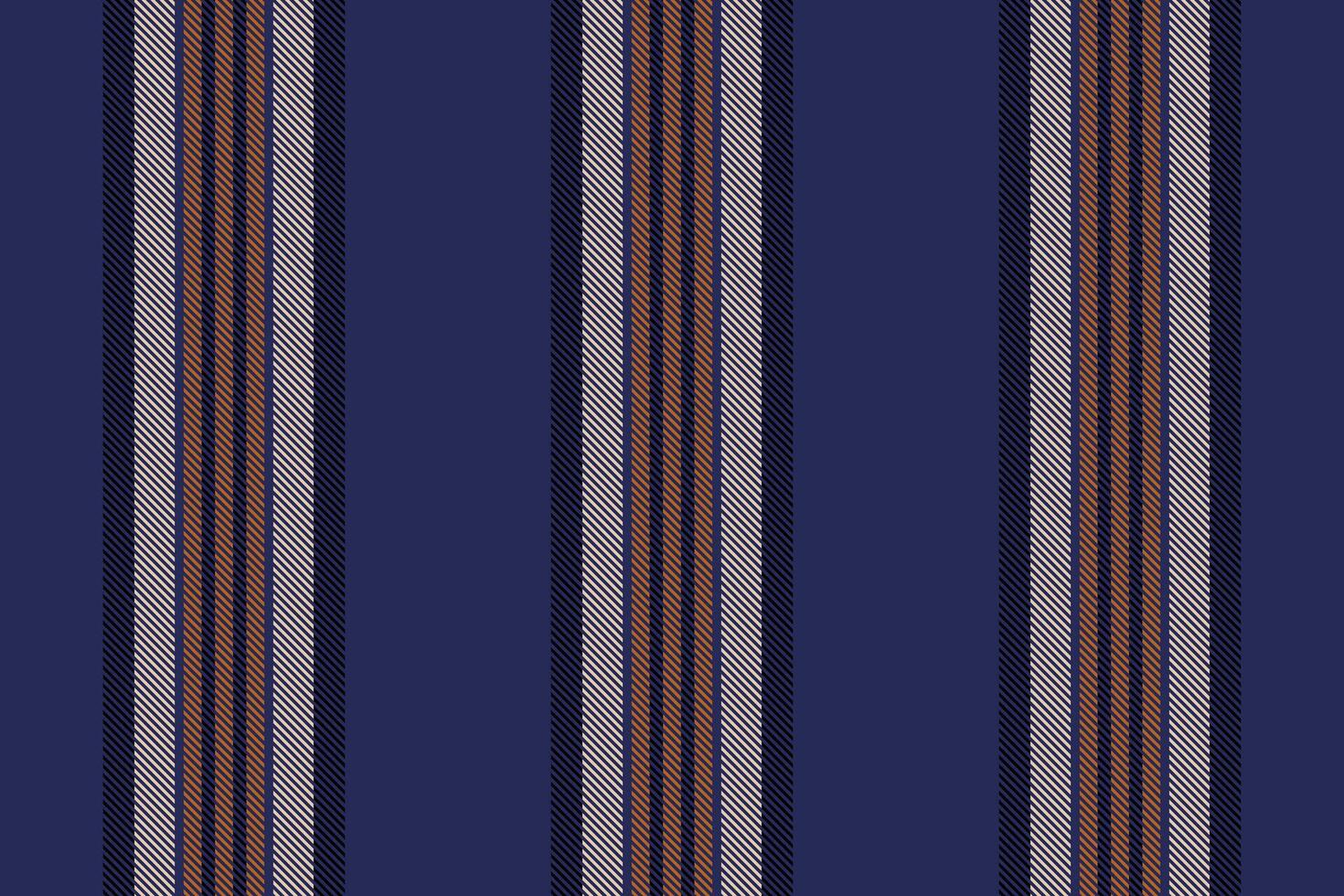 Flank seamless vertical background, advertising stripe texture. Cobby textile pattern fabric lines in blue and black colors. vector
