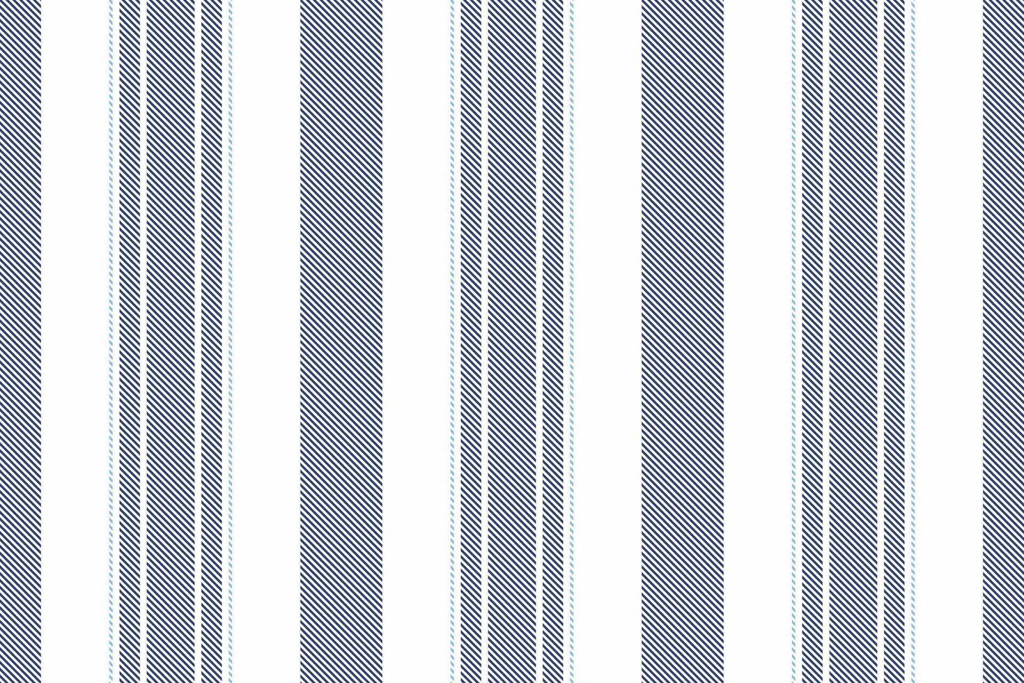 Chanksgiving seamless textile stripe, blanket vertical texture. Vraph pattern fabric lines background in white and blue colors. vector