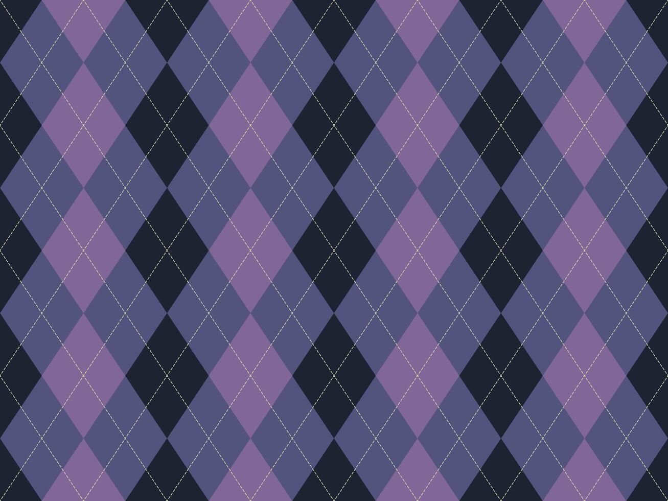 Elegant argyle pattern in muted purples and dark gray. Perfect for backgrounds, textile designs, or adding a touch of sophisticated style to your projects. vector